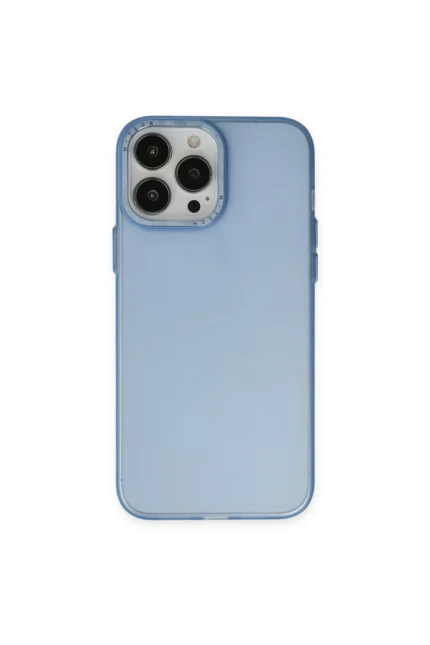 Uray store Apple iPhone 14 Pro Max Kılıf Modos Metal Kapak - Mavi