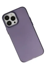 Uray store Apple iPhone 14 Pro Max Kılıf Modos Metal Kapak - Mor - Görsel 2