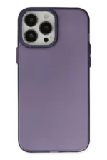 Uray store Apple iPhone 14 Pro Max Kılıf Modos Metal Kapak - Mor
