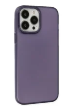 Uray store Apple iPhone 14 Pro Max Kılıf Modos Metal Kapak - Mor - Görsel 3