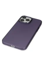 Uray store Apple iPhone 14 Pro Max Kılıf Modos Metal Kapak - Mor - Görsel 4