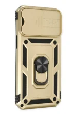 Uray store Apple iPhone 14 Pro Max Kılıf Pars Lens Yüzüklü Silikon - Gold - Görsel 2