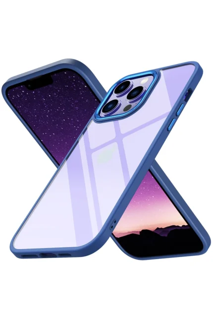 Uray store Apple iPhone 14 Pro Max Kılıf Power Silikon - Mavi