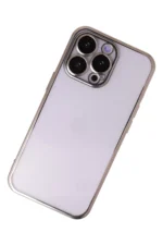 Uray store Apple iPhone 14 Pro Max Kılıf Razer Lensli Silikon - Gold - Görsel 2