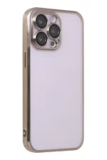 Uray store Apple iPhone 14 Pro Max Kılıf Razer Lensli Silikon - Gold - Görsel 3