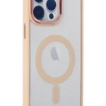 Uray store Apple iPhone 14 Pro Max Kılıf Room Magneticsafe Silikon - Pudra