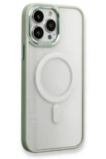 Uray store Apple iPhone 14 Pro Max Kılıf Room Magneticsafe Silikon - Su Yeşili