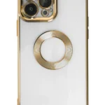 Uray store Apple iPhone 14 Pro Max Kılıf Slot Silikon - Gold