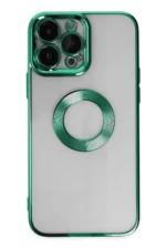 Uray store Apple iPhone 14 Pro Max Kılıf Slot Silikon - Köknar Yeşili