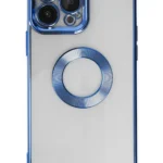 Uray store Apple iPhone 14 Pro Max Kılıf Slot Silikon - Mavi