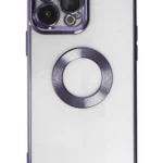 Uray store Apple iPhone 14 Pro Max Kılıf Slot Silikon - Mor