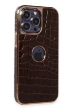 Uray store Apple iPhone 14 Pro Max Kılıf Snake Kapak - Bordo