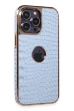 Uray store Apple iPhone 14 Pro Max Kılıf Snake Kapak - Sierra Blue