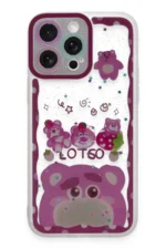 Uray store Apple iPhone 14 Pro Max Kılıf Sweet Desenli Silikon Kapak - Pembe