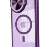 Uray store Apple iPhone 14 Pro Max Kılıf Teleskop Lens Magsafe Silikon Kapak - Derin Mor