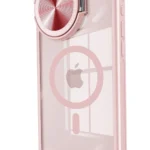 Uray store Apple iPhone 14 Pro Max Kılıf Teleskop Lens Magsafe Silikon Kapak - Pembe