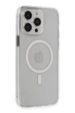 Uray store Apple iPhone 14 Pro Max Kılıf Tron Şeffaf Magsafe Kapak - Şeffaf
