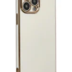 Uray store Apple iPhone 14 Pro Max Kılıf Volet Silikon - Beyaz