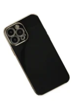 Uray store Apple iPhone 14 Pro Max Kılıf Volet Silikon - Siyah - Görsel 3