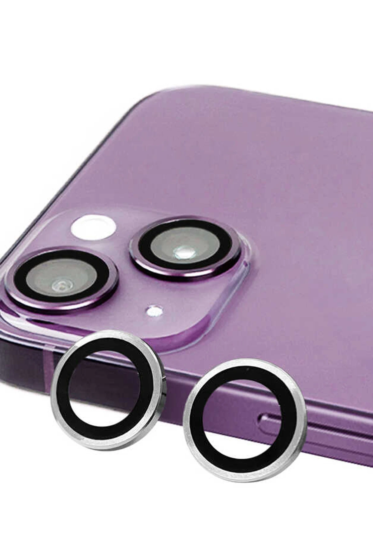 newface-iphone-14-raze-metal-kamera-lens-gumus-default Uray store Apple iPhone 14 Raze Metal Kamera Lens - Gümüş - Görsel 1