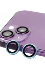 Uray store Apple iPhone 14 Raze Metal Kamera Lens - Mavi