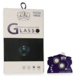 Uray store Apple iPhone 15 Bilvis Titan Kamera Lens - Yeşil