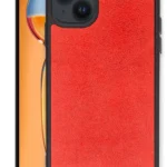 Uray store Apple iPhone 15 Kılıf Aras Deri Kapak - Kırmızı