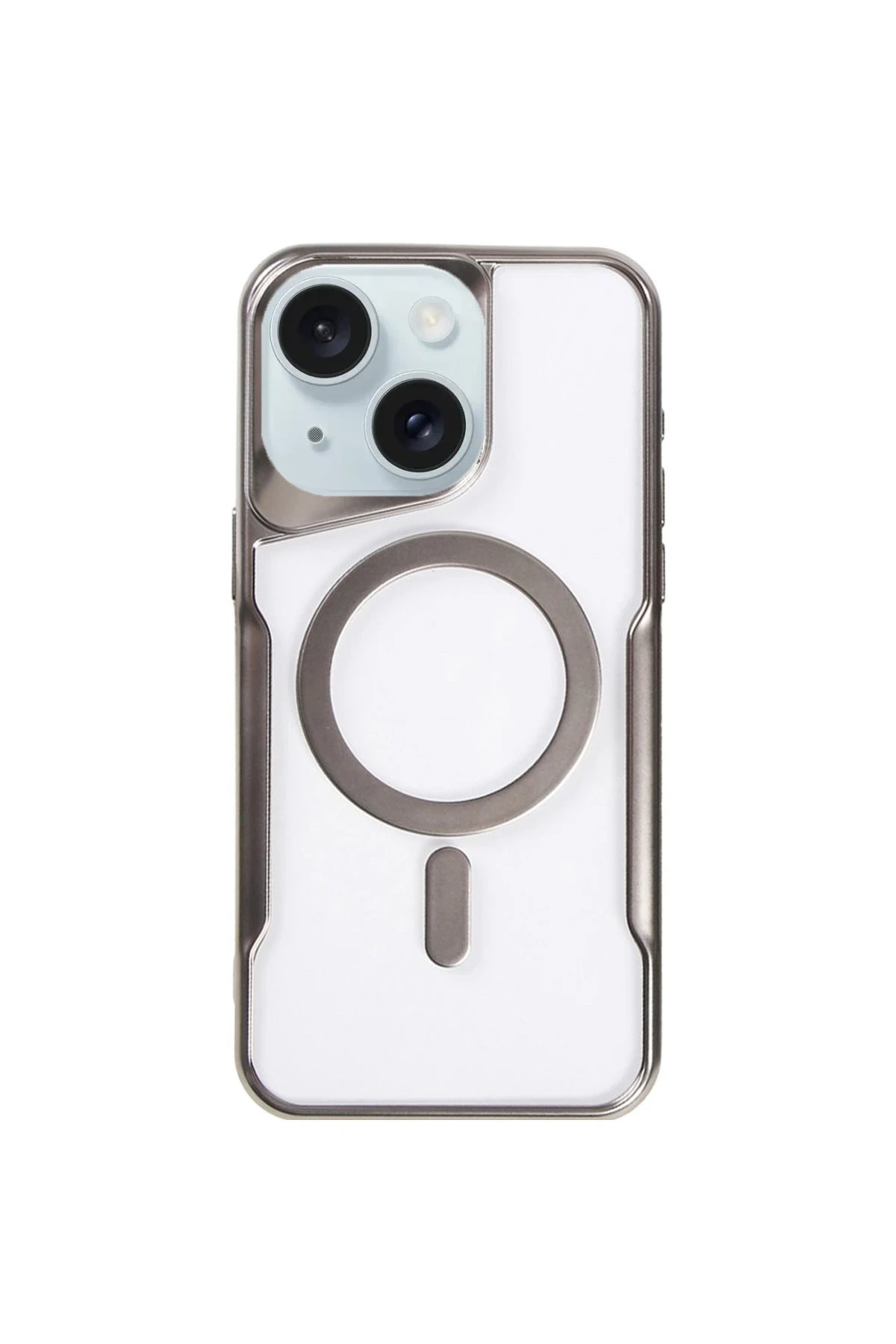 newface-iphone-15-kilif-boyi-magsafe-silikon-kapak-titan-gri-default Uray store Apple iPhone 15 Kılıf Boyi Magsafe Silikon Kapak - Titan Gri - Görsel 1