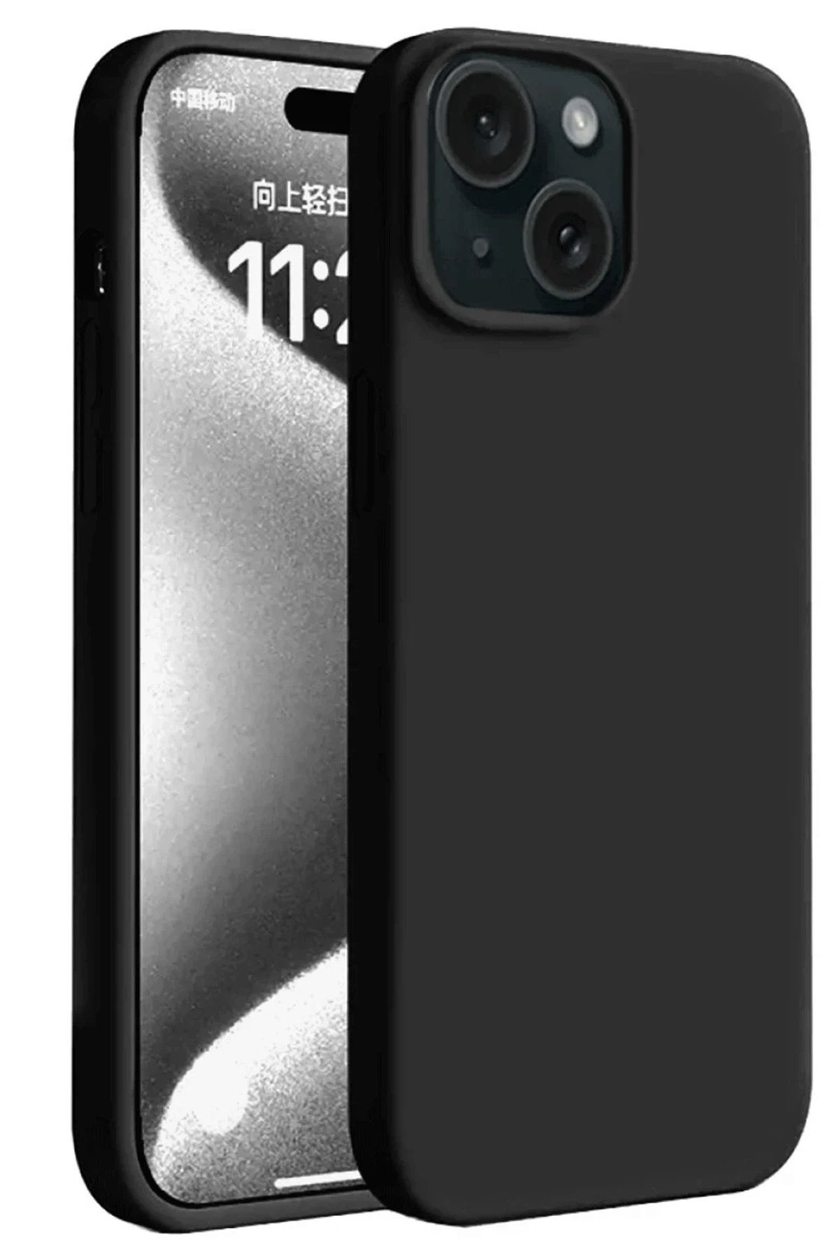 newface-iphone-15-kilif-first-silikon-siyah-default Uray store Apple iPhone 15 Kılıf First Silikon - Siyah - Görsel 1