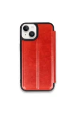 Uray store Apple iPhone 15 Kılıf Flip Cover - Kırmızı