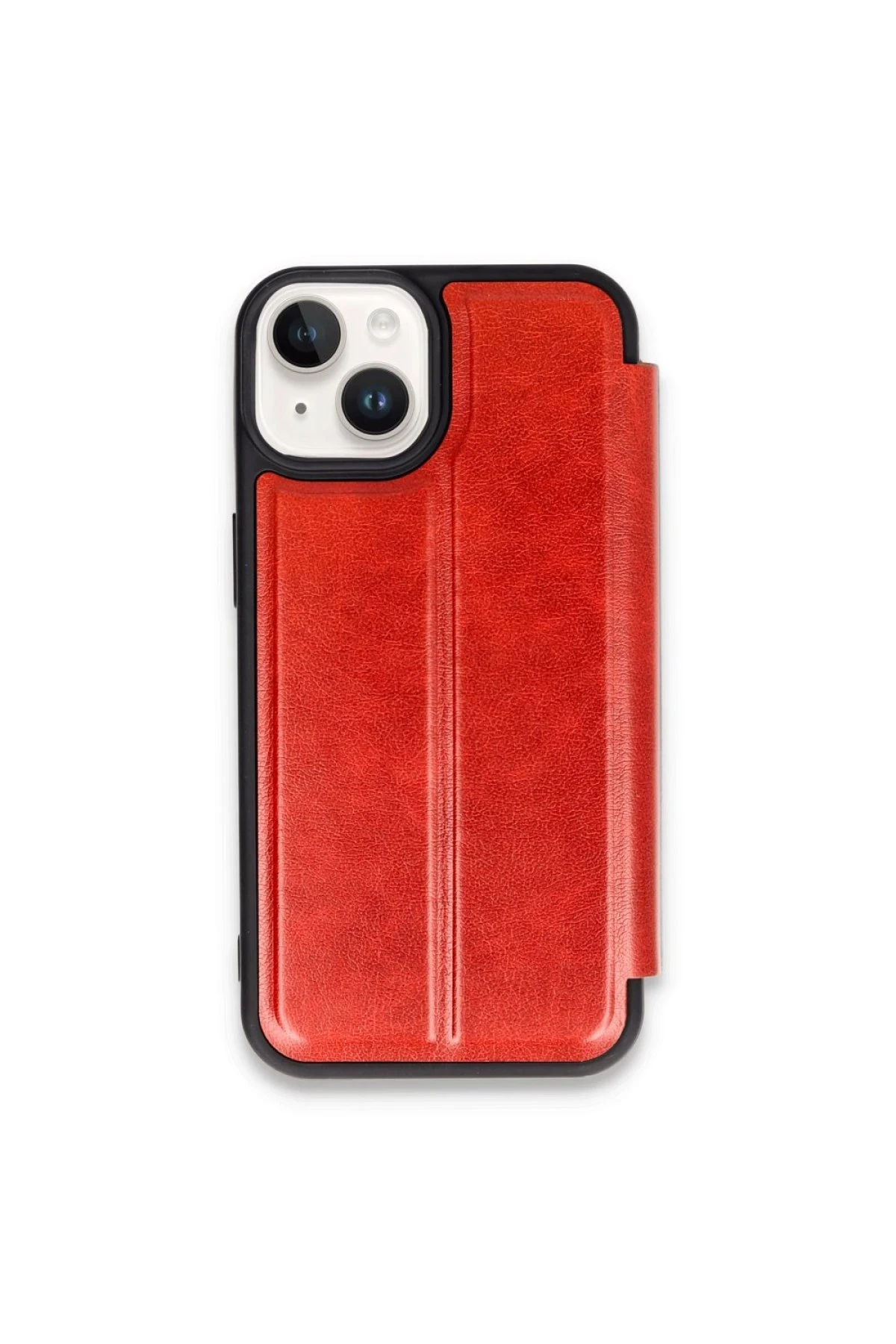 newface-iphone-15-kilif-flip-cover-kirmizi-default Uray store Apple iPhone 15 Kılıf Flip Cover - Kırmızı - Görsel 1