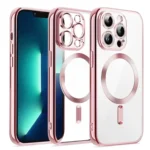 Uray store Apple iPhone 15 Kılıf Kross Magneticsafe Kapak - Pembe