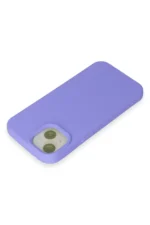 Uray store Apple iPhone 15 Kılıf Nano içi Kadife Silikon - Lila - Görsel 3