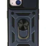 Uray store Apple iPhone 15 Kılıf Pars Lens Yüzüklü Silikon - Lacivert