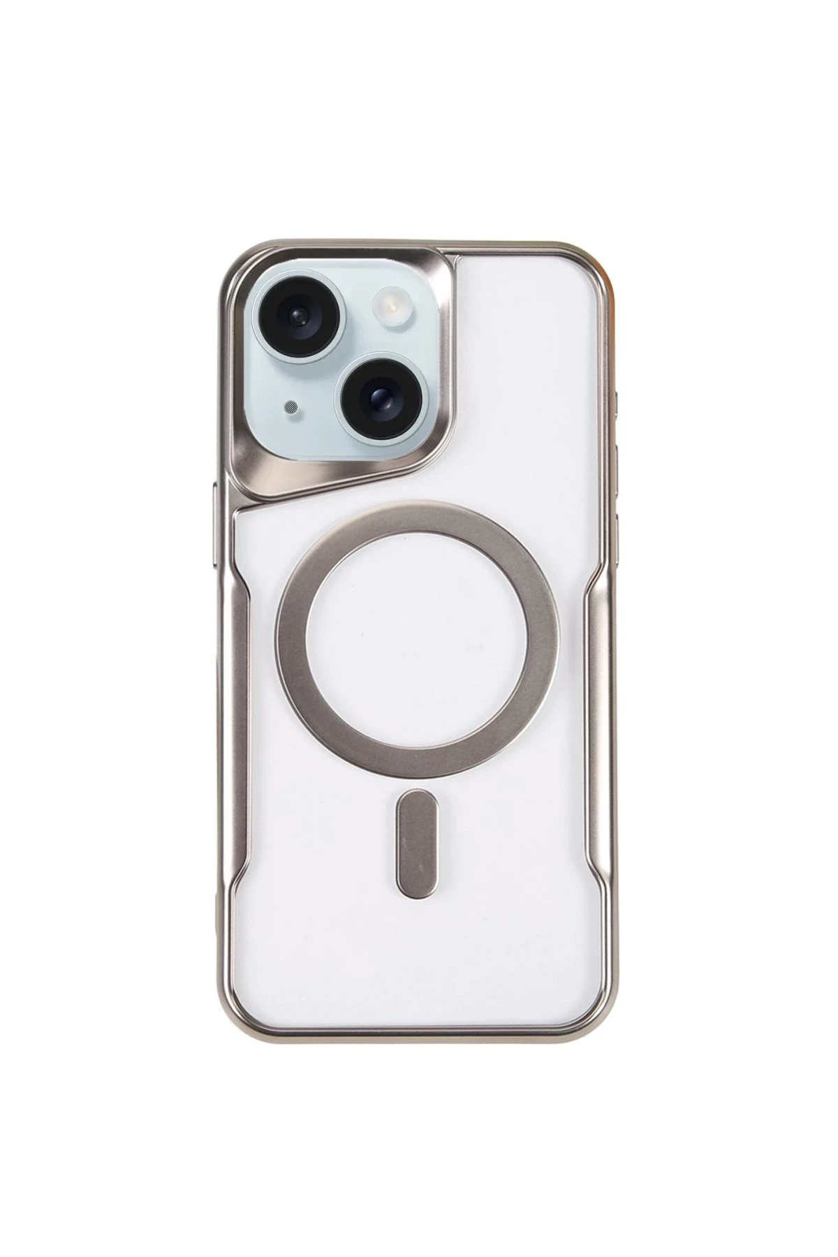 newface-iphone-15-plus-kilif-boyi-magsafe-silikon-kapak-gumus-default Uray store Apple iPhone 15 Plus Kılıf Boyi Magsafe Silikon Kapak - Gümüş - Görsel 1