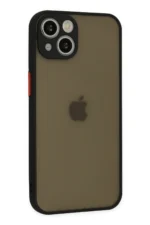 Uray store Apple iPhone 15 Plus Kılıf Montreal Silikon Kapak - Siyah - Görsel 2
