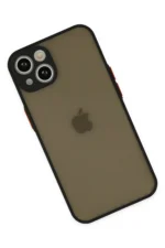 Uray store Apple iPhone 15 Plus Kılıf Montreal Silikon Kapak - Siyah - Görsel 3