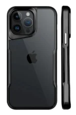 Uray store Apple iPhone 15 Pro Kılıf Boyi Silikon Kapak - Siyah - Görsel 2