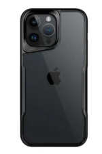 Uray store Apple iPhone 15 Pro Kılıf Boyi Silikon Kapak - Siyah