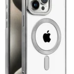Uray store Apple iPhone 15 Pro Kılıf Kronos Magsafe Kapak - Titanyum Gri