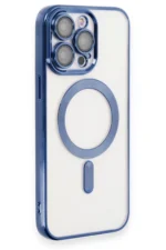 Uray store Apple iPhone 15 Pro Kılıf Kross Magneticsafe Kapak - Lacivert - Görsel 2