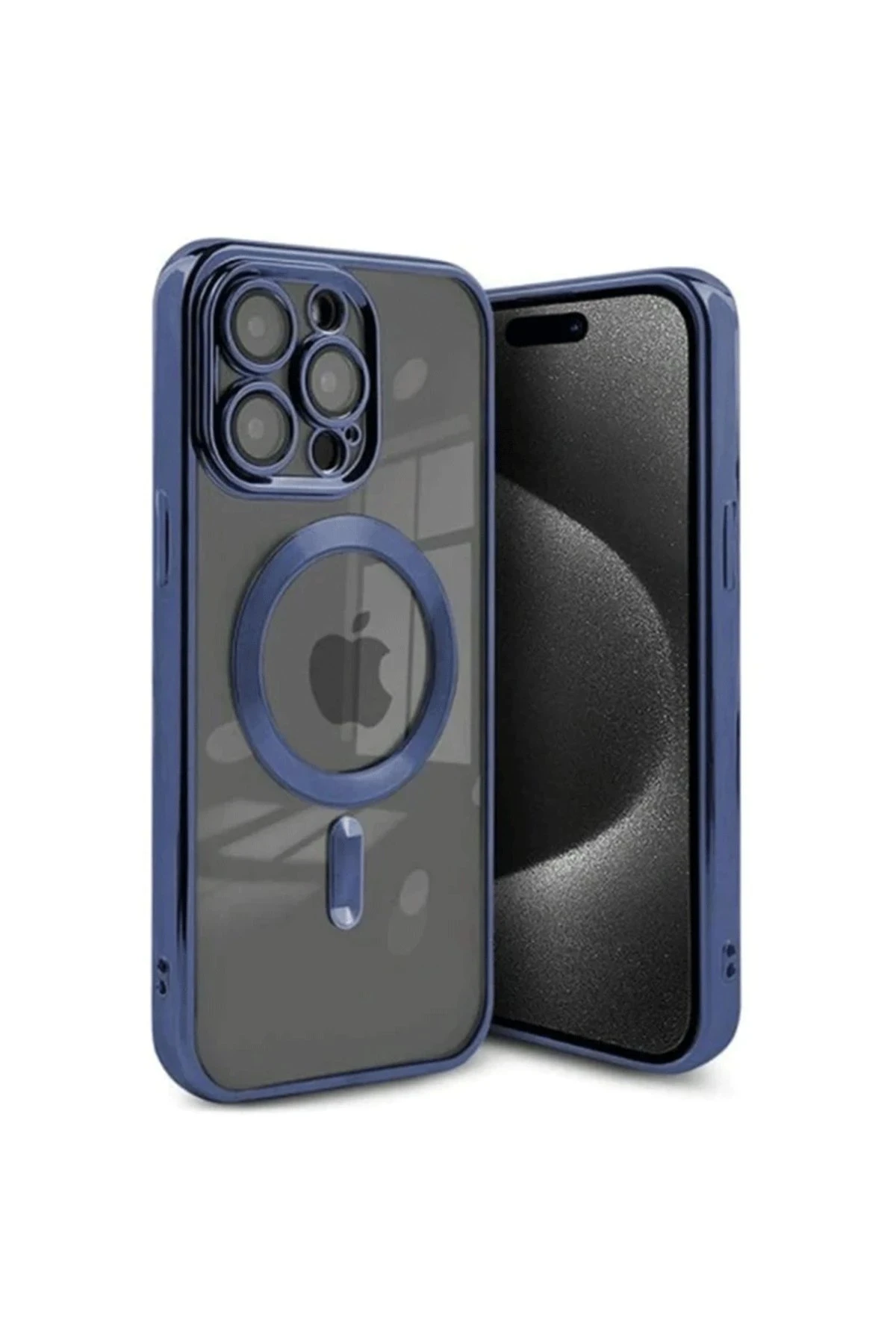newface-iphone-15-pro-kilif-kross-magneticsafe-kapak-lacivert-default Uray store Apple iPhone 15 Pro Kılıf Kross Magneticsafe Kapak - Lacivert - Görsel 1