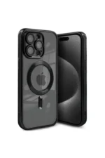 Uray store Apple iPhone 15 Pro Kılıf Kross Magneticsafe Kapak - Siyah