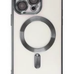 Uray store Apple iPhone 15 Pro Kılıf Kross Magneticsafe Kapak - Titan Gri