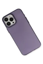 Uray store Apple iPhone 15 Pro Kılıf Modos Metal Kapak - Derin Mor - Görsel 3