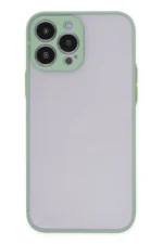 Uray store Apple iPhone 15 Pro Kılıf Montreal Silikon Kapak - Açık Yeşil