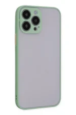 Uray store Apple iPhone 15 Pro Kılıf Montreal Silikon Kapak - Açık Yeşil - Görsel 3