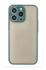 Uray store Apple iPhone 15 Pro Kılıf Montreal Silikon Kapak - Yeşil