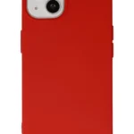 Uray store Apple iPhone 15 Pro Kılıf Nano içi Kadife Silikon - Kırmızı