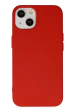 Uray store Apple iPhone 15 Pro Kılıf Nano içi Kadife Silikon - Kırmızı
